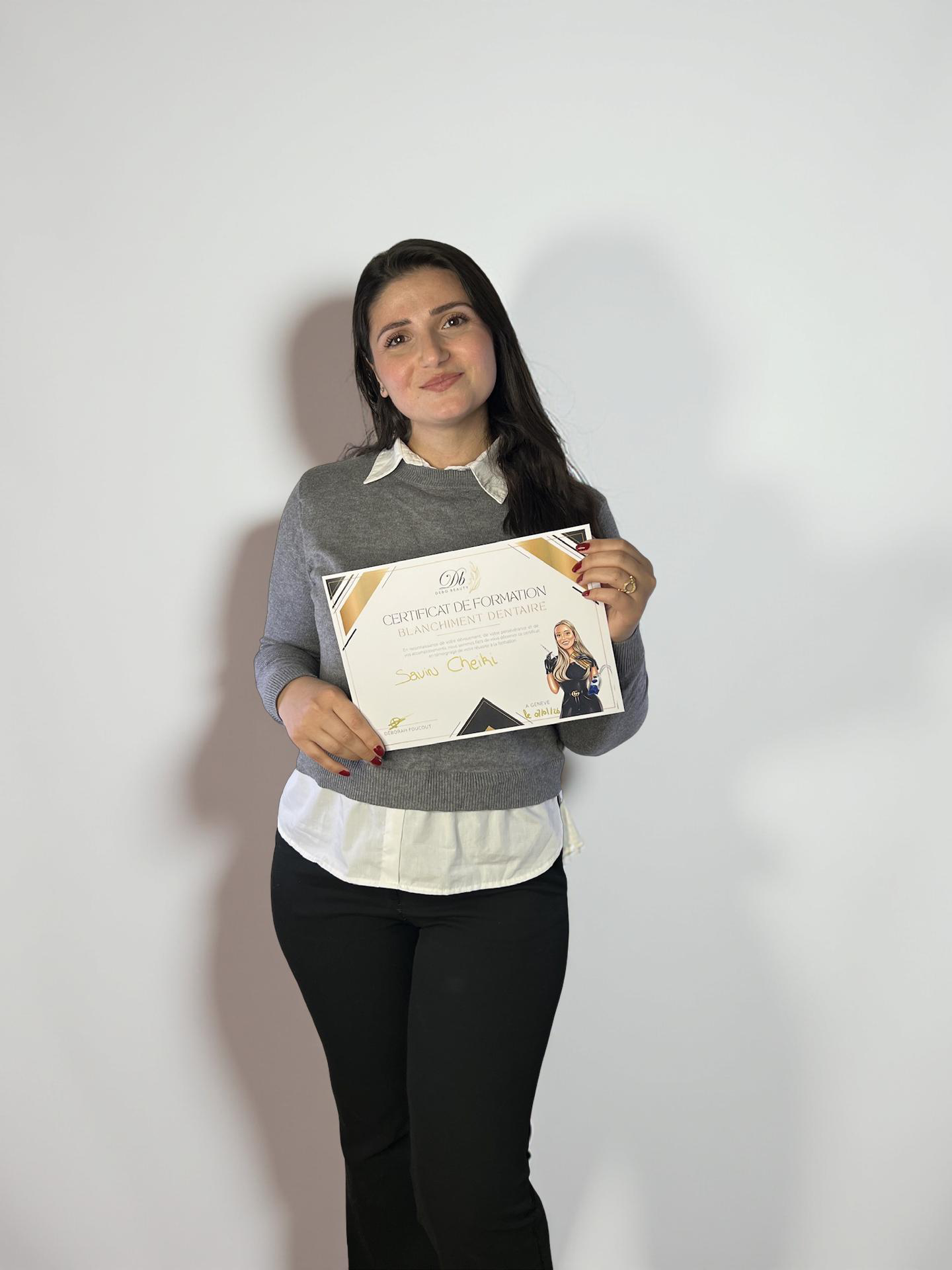 Savins Cheïhi, certifiée DB Whitening